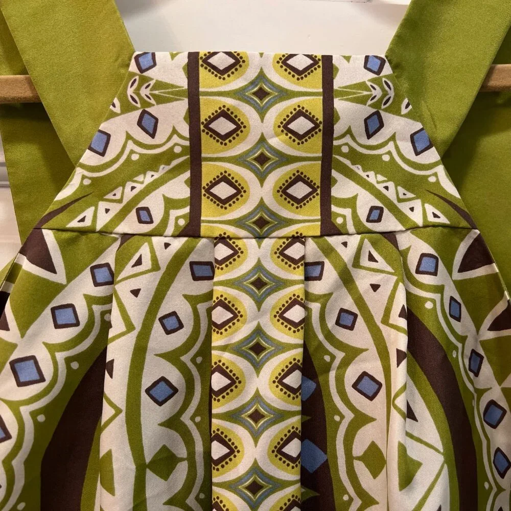 Banana Republic Green Summer Blouse Size - Small (Petite) - Picture 4 of 4